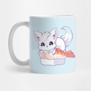 Arctic Fox Shrimp Sushi Mug